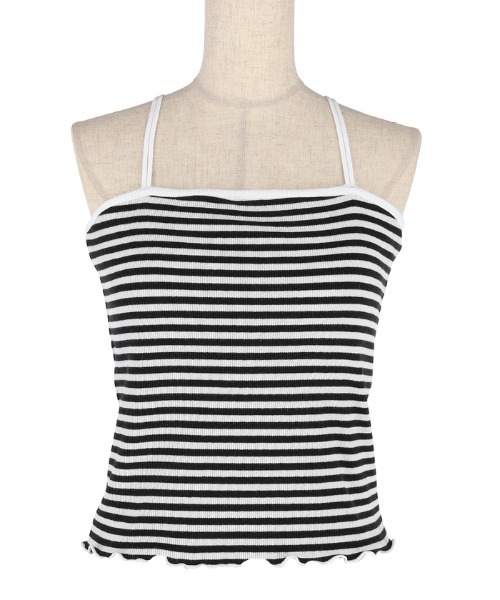 coca（coca）（コカ）の「カップ付きメロウ加工リブキャミソール（キャミソール・レディース・ホワイト/ブラウン/その他1・S/M/L）」の18枚目の写真