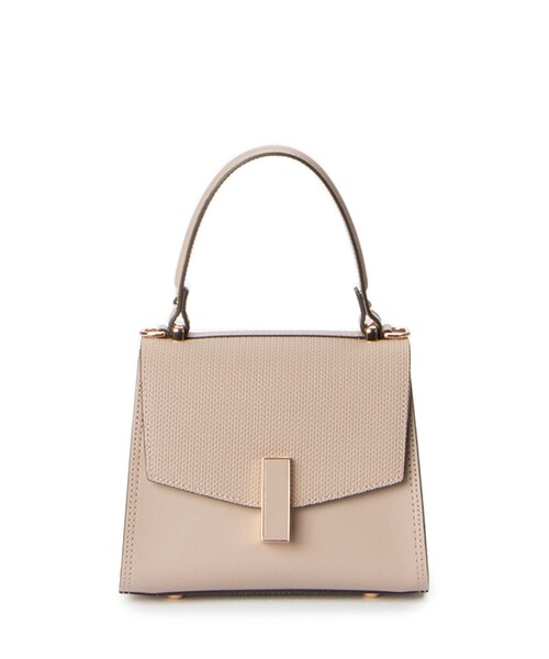 ANAYI（アナイ）の「◇コンビミニハンドバッグ（ハンドバッグ・レディース・グレイッシュベージュ/ブラック/ボルドー・FREE）」の3枚目の写真