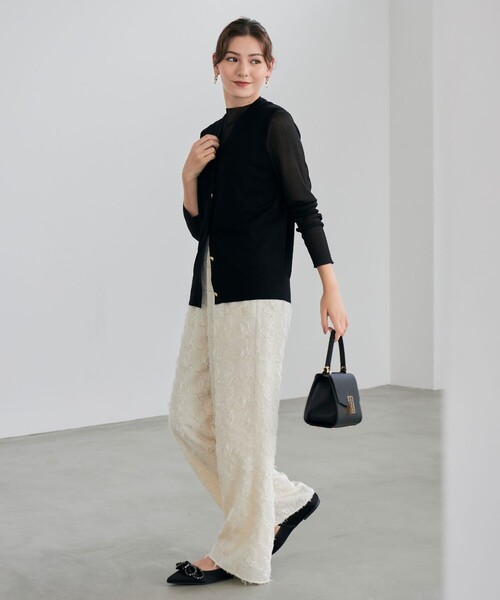 ANAYI（アナイ）の「◇コンビミニハンドバッグ（ハンドバッグ・レディース・グレイッシュベージュ/ブラック/ボルドー・FREE）」の7枚目の写真