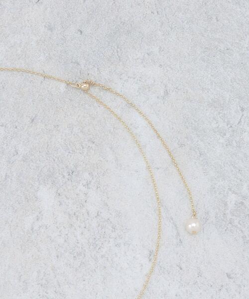 OPAQUE.CLIP（オペークドットクリップ）の「3連リングメタルネックレス（ネックレス・レディース・ゴールド/シルバー・00）」の6枚目の写真