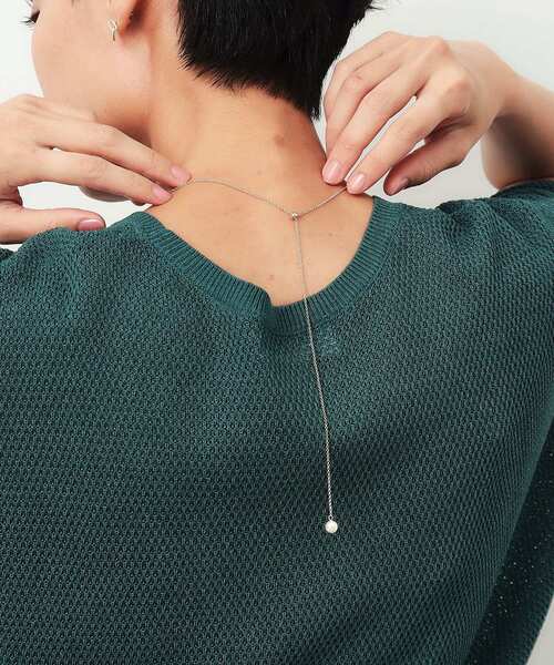 OPAQUE.CLIP（オペークドットクリップ）の「3連リングメタルネックレス（ネックレス・レディース・ゴールド/シルバー・00）」の8枚目の写真