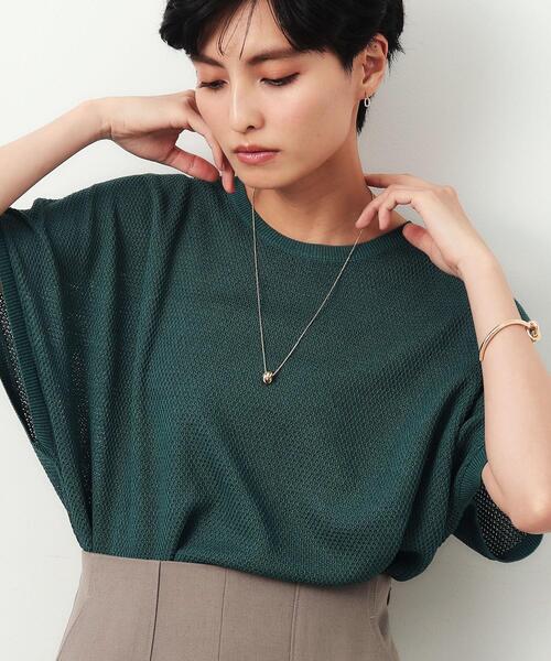 OPAQUE.CLIP（オペークドットクリップ）の「3連リングメタルネックレス（ネックレス・レディース・ゴールド/シルバー・00）」の9枚目の写真