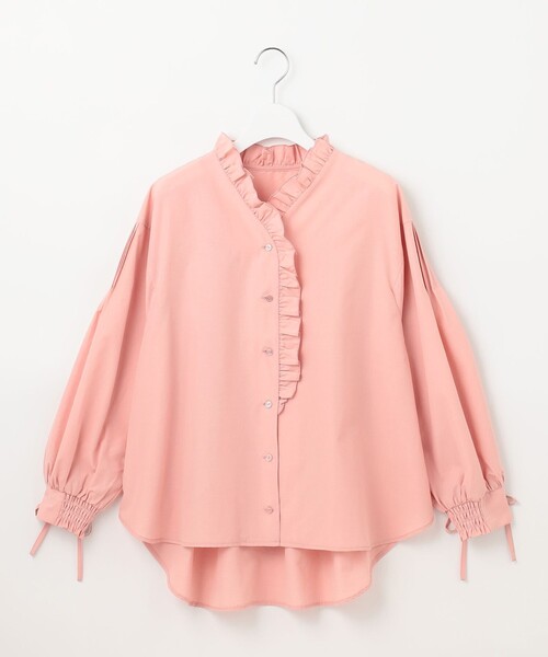【洗える】フリルシャツ ブラウス（シャツ/ブラウス）｜Feroux（フェルゥ）
