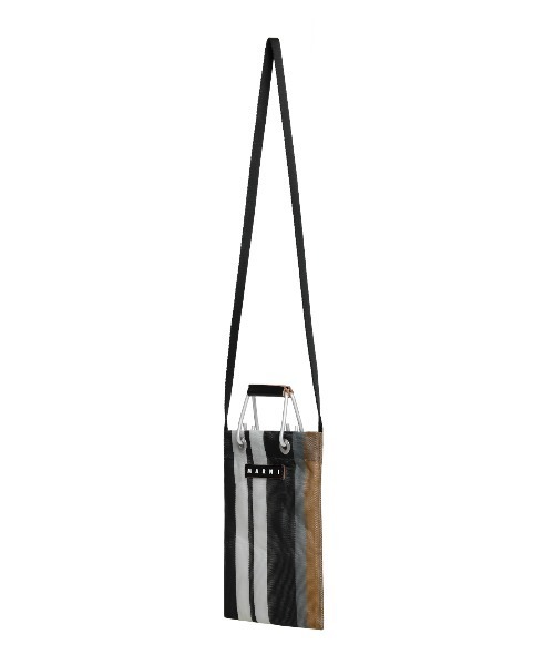 MARNI MARKET(マルニマーケット)の「ストライプミニショルダーバッグ(ショルダーバッグ・レディース・ソフトベージュ・FREE)」の3枚目の写真