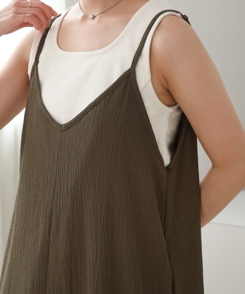 Bou Jeloud（ブージュルード）の「カット楊柳ワンピース（ワンピース・レディース・ブラック/モカ・38(M)）」の8枚目の写真