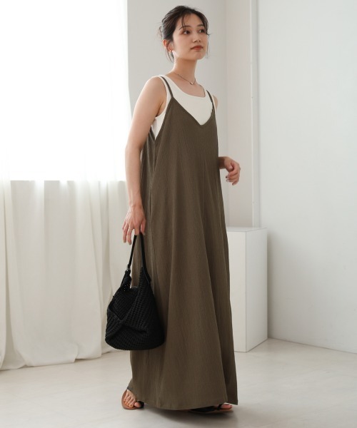 Bou Jeloud（ブージュルード）の「カット楊柳ワンピース（ワンピース・レディース・ブラック/モカ・38(M)）」の7枚目の写真