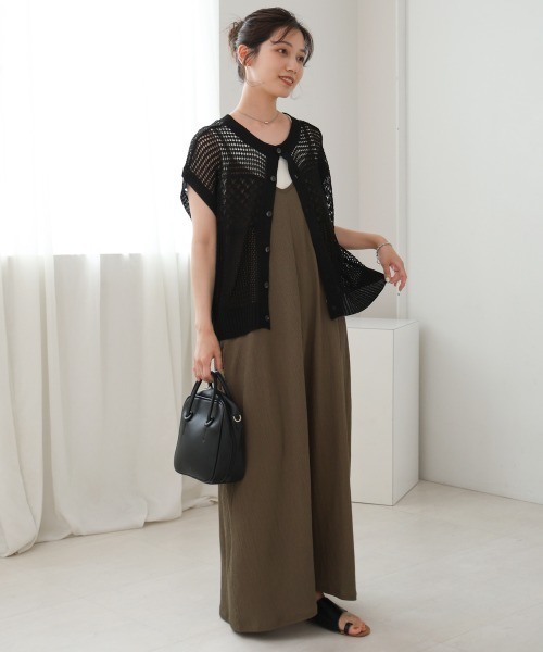 Bou Jeloud（ブージュルード）の「カット楊柳ワンピース（ワンピース・レディース・ブラック/モカ・38(M)）」の22枚目の写真