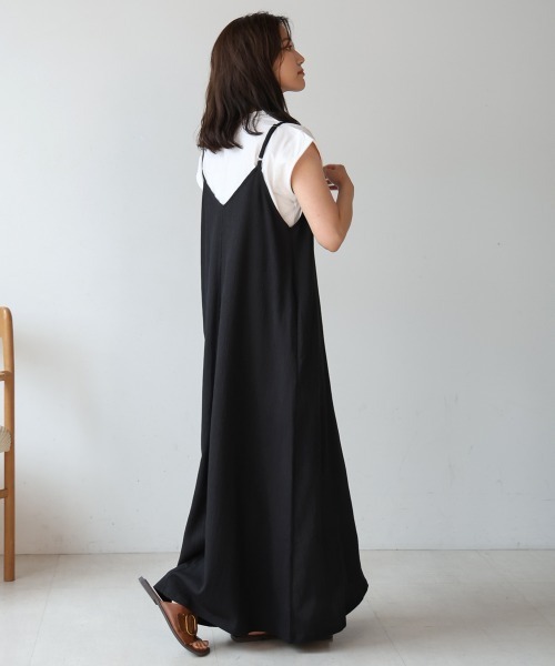 Bou Jeloud（ブージュルード）の「カット楊柳ワンピース（ワンピース・レディース・ブラック/モカ・38(M)）」の16枚目の写真