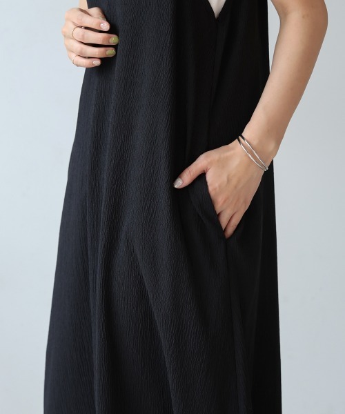 Bou Jeloud（ブージュルード）の「カット楊柳ワンピース（ワンピース・レディース・ブラック/モカ・38(M)）」の12枚目の写真