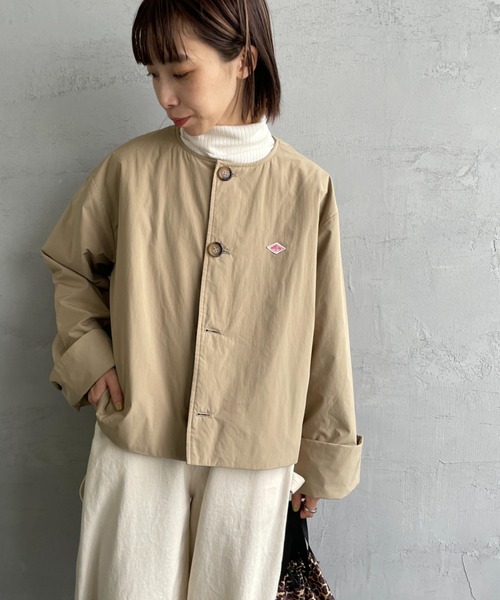 DANTON（ダントン）の「[DANTON/ダントン] 中綿入りノーカラー