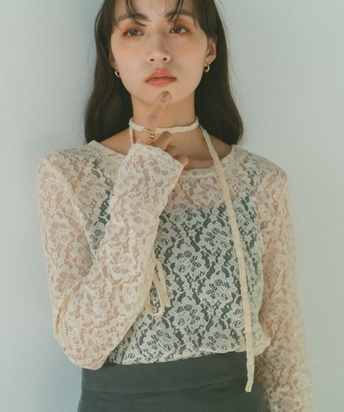 ユークロニア　レーストップス RODEO CROWNS WIDE BOWL | シアーロゴパターントップス (Tシャツ