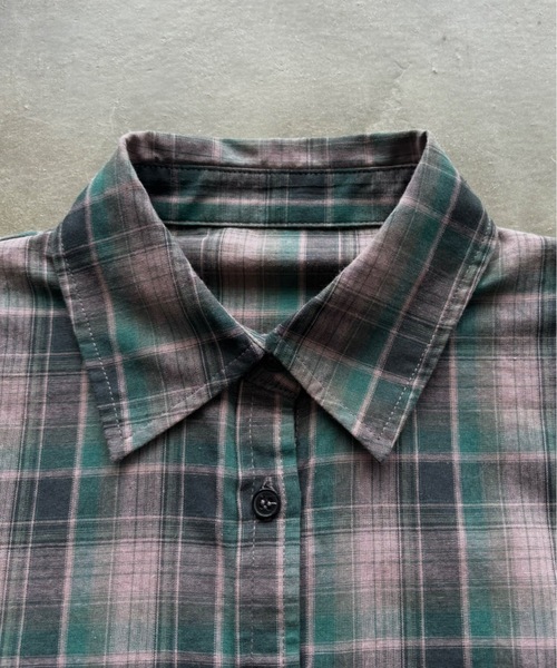 SHAGGIE（シャギー）の「パワショルチェック柄ブラウス（シャツ/ブラウス・レディース・ブラウン/グリーン・FREE）」の11枚目の写真