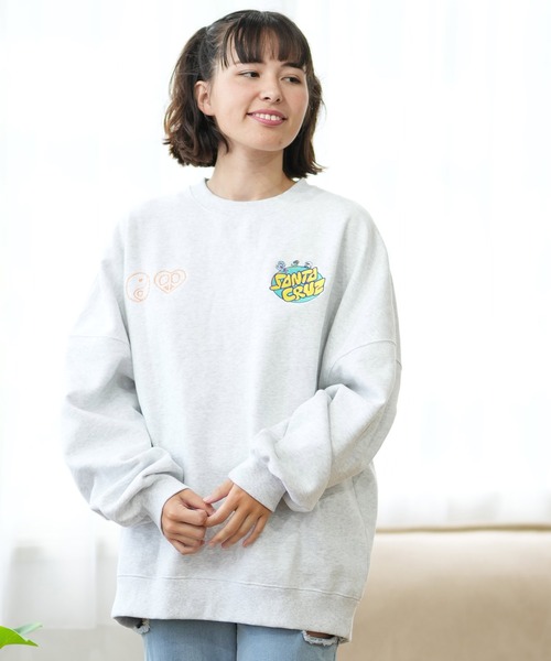 80s サンタクルーズsantacruz スウェット XL SANTACRUZ サンタクルーズ パーカー プルオーバー メンズ