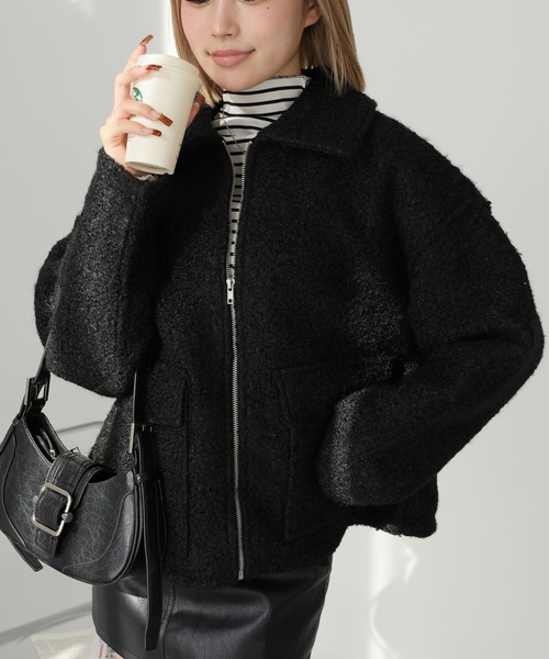 【セール】WポケットZipブルゾン（ブルゾン）｜Doula Doula（ドゥーラドゥーラ） 5,023円