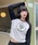 muahmuah�i���[�A���[�A�j�́uA'GEM/9 × .kom �wmuah muah/���[�A���[�A�x STITCH LOGO RAGLAN LONG SLEEVE/�X�e�b�`���S���O���������OT�V���c�iT�V���c/�J�b�g�\�[�j�v�b�z���C�g×�u���b�N