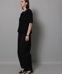 【新品】CADUNE /リボンカーデ /ブラックMサイズ 新品】CADUNE /リボンカーデ /ブラックMサイズ