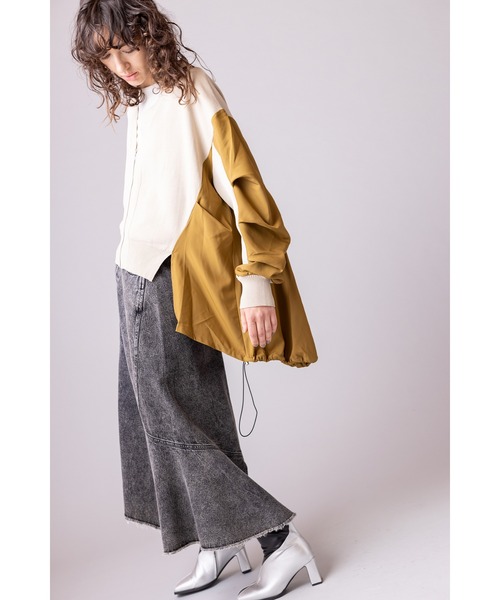 osmosis バックロングジップニットカーディガン バックロングジップニットカーディガン（9月上旬入荷予定