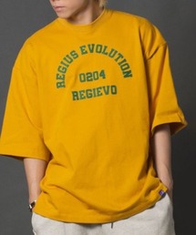 【REGIEVO】REGIEVOアップリケロゴ 大人のビッグシルエットTシャツ