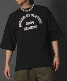 【REGIEVO】REGIEVOアップリケロゴ　大人のビッグシルエットTシャツ