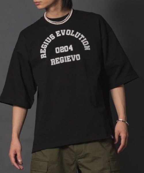 【REGIEVO】REGIEVOアップリケロゴ 大人のビッグシルエットTシャツ（Tシャツ/カットソー）｜REGIEVO（レジエボ）