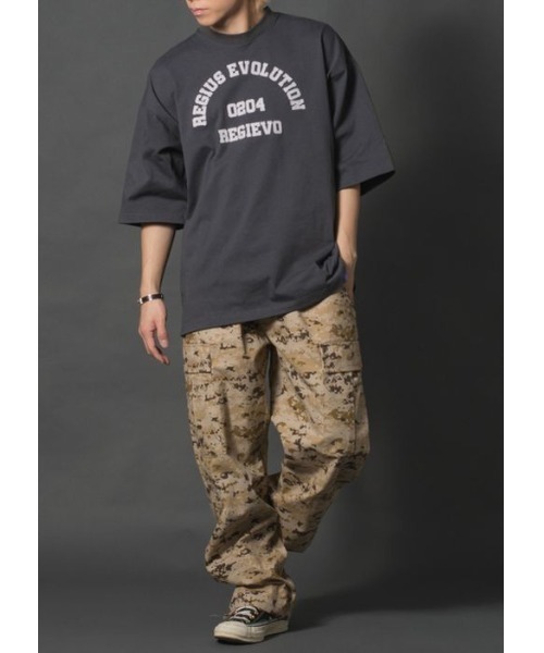 【REGIEVO】REGIEVOアップリケロゴ 大人のビッグシルエットTシャツ（Tシャツ/カットソー）｜REGIEVO（レジエボ）