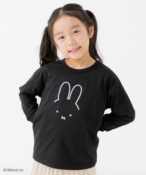 Miffy( ミッフィー)の「miffy / ミッフィー 長袖Tシャツ(Tシャツ/カットソー・キッズ・A/B/C/F/E/D・100cm/90cm/110cm/80cm/140cm/130cm/120cm)」の3枚目の写真