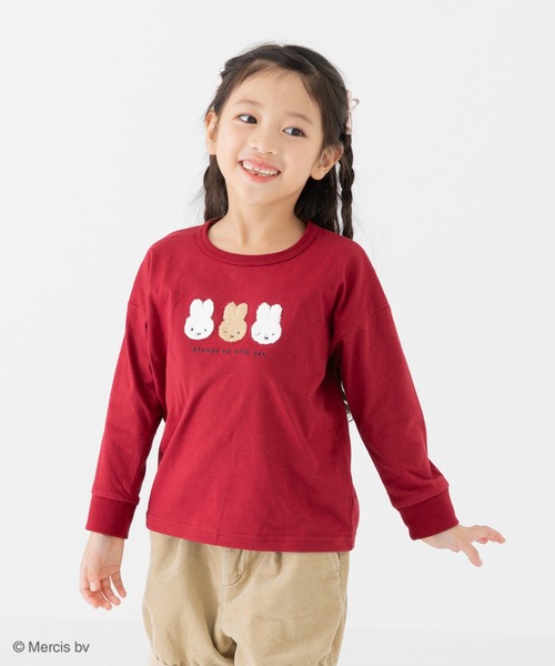 Miffy( ミッフィー)の「miffy / ミッフィー 長袖Tシャツ(Tシャツ/カットソー・キッズ・A/B/C/F/E/D・100cm/90cm/110cm/80cm/140cm/130cm/120cm)」の6枚目の写真