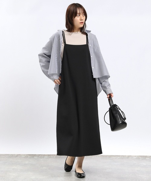 GLOBAL WORK Smile Seed Store（グローバルワーク スマイルシードストア）の「華奢リブメロウネック長袖/118559（Tシャツ/カットソー・レディース・ブラック/オフホワイト/グレー/グレイッシュベージュ/ダークグレー・MEDIUM/X-LARGE/LARGE/SMALL）」の21枚目の写真