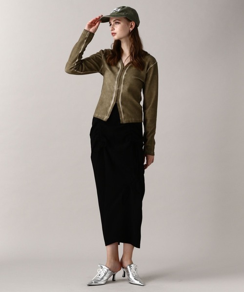 FOREVER 21（フォーエバー トゥエンティーワン）の「【2024SS】加工デザインカーディガン（カーディガン/ボレロ・レディース・グレー/カーキ/ネイビー・FREE）」の14枚目の写真