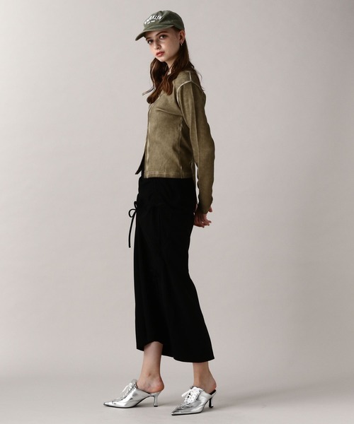 FOREVER 21（フォーエバー トゥエンティーワン）の「【2024SS】加工デザインカーディガン（カーディガン/ボレロ・レディース・グレー/カーキ/ネイビー・FREE）」の15枚目の写真