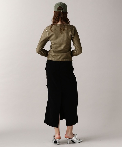 FOREVER 21（フォーエバー トゥエンティーワン）の「【2024SS】加工デザインカーディガン（カーディガン/ボレロ・レディース・グレー/カーキ/ネイビー・FREE）」の16枚目の写真