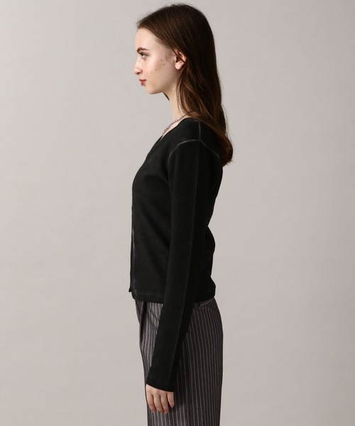 FOREVER 21（フォーエバー トゥエンティーワン）の「【2024SS】加工デザインカーディガン（カーディガン/ボレロ・レディース・グレー/カーキ/ネイビー・FREE）」の20枚目の写真