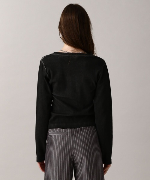 FOREVER 21（フォーエバー トゥエンティーワン）の「【2024SS】加工デザインカーディガン（カーディガン/ボレロ・レディース・グレー/カーキ/ネイビー・FREE）」の21枚目の写真