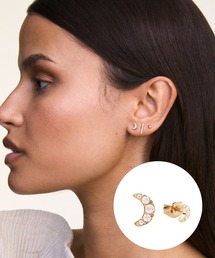 Daniel Wellington（ダニエルウェリントン）の「Crystal Moon Stud Earring レーディスピアス ローズゴールド／シルバー／ゴールド 片耳用（ピアス（片耳用））」