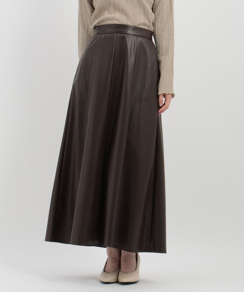 Andemiu（アンデミュウ）の「アソートナロースカート145464（スカート・レディース・ピンク/ダークブラウン/ブラック・FREE）」の11枚目の写真