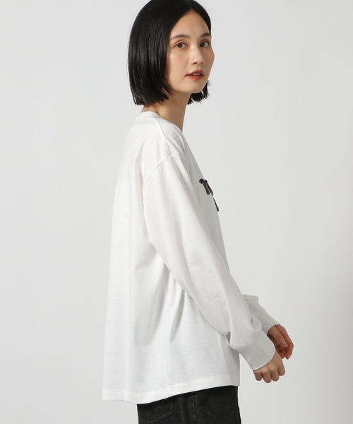 新品カットソーXL☆UNIQLO好き無印良品好き好きLAKOLE好きに セール】リボンロゴ長袖T/149368（Tシャツ/カットソー）｜LAKOLE