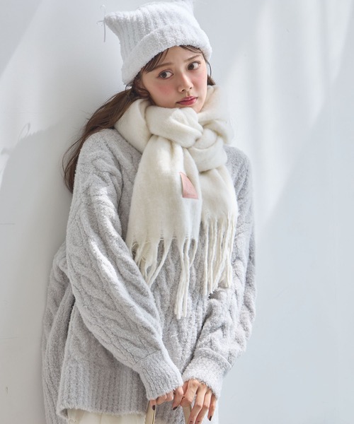 セール】ケーブルニットチュニック（ニット/セーター）｜one after