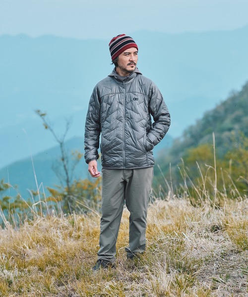 OUTDOOR RESEARCH（アウトドアリサーチ）の「OUTDOOR RESEARCH/アウトドアリサーチ SuperStrand LT Jacket/スーパーストランド LTジャケット（ブルゾン・メンズ・ブラック/グレー・MEDIUM/LARGE）」の10枚目の写真