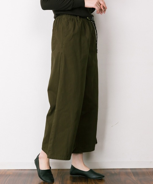 itto...(イット)の「ツイルウエストゴムワイドパンツ(チノパンツ・レディース・ベージュ/ブラック/カーキ・M/L/3L/4L/LL)」の14枚目の写真
