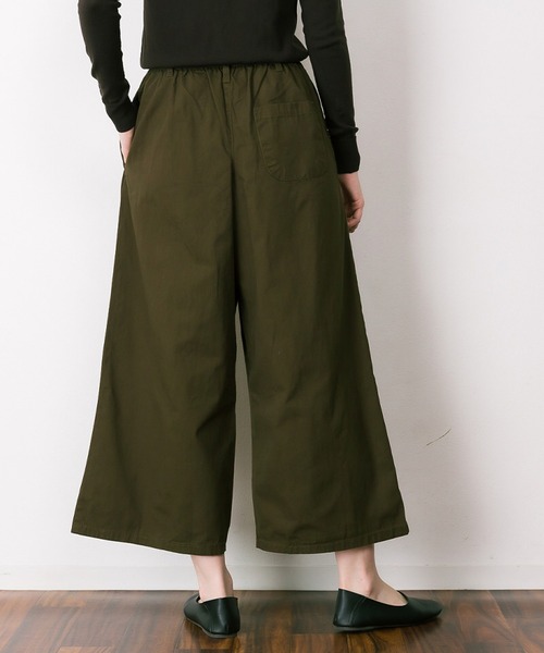 itto...(イット)の「ツイルウエストゴムワイドパンツ(チノパンツ・レディース・ベージュ/ブラック/カーキ・M/L/3L/4L/LL)」の15枚目の写真