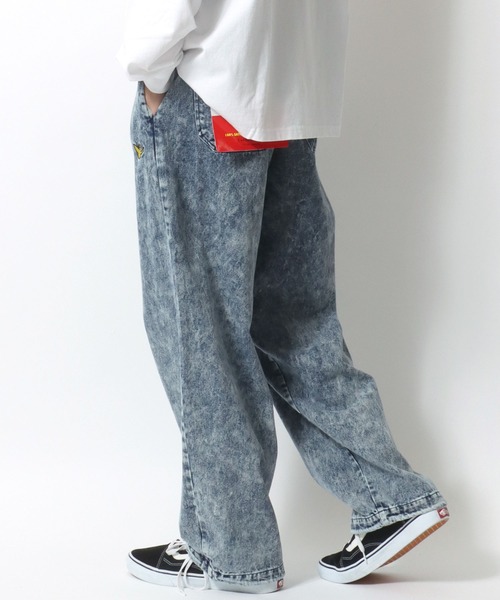 新品未使用☆オフホワイト・アイコンロゴデザイン スイムパンツ(M