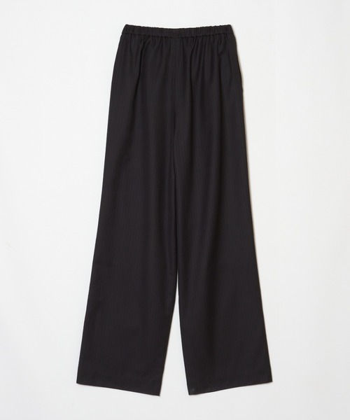 ENCIRCLE(エンサークル)の「Loose pin stripe easy pants / ルーズピンストライプイージーパンツ(スラックス・レディース・ブラック/グレー・FREE)」の12枚目の写真