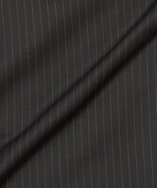 ENCIRCLE(エンサークル)の「Loose pin stripe easy pants / ルーズピンストライプイージーパンツ(スラックス・レディース・ブラック/グレー・FREE)」の10枚目の写真