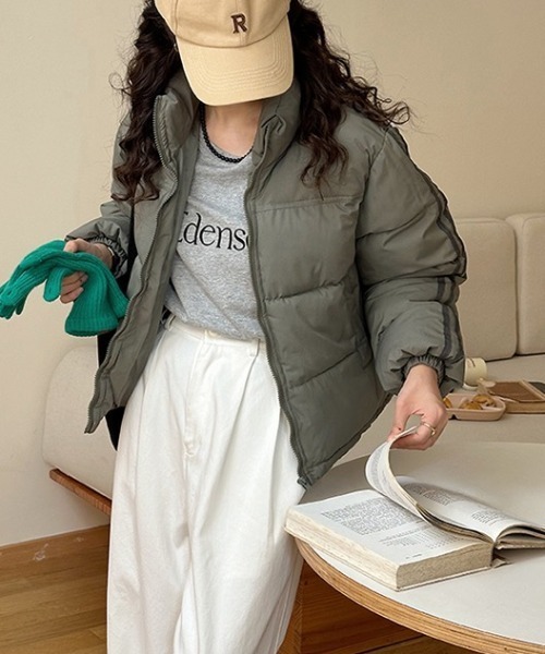 最終値下げ出品は3月末まで！ヘルノ　ツイード　ダウンジャケット アウトレット】【ラスト1点】HERNO ヘルノ ダウン切り替え