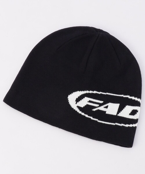 FREAK'S STORE(フリークスストア)の「FAD/エフエーディー LOGO SHORT BEANIE/ロゴ ショート ビーニー(ニットキャップ/ビーニー・メンズ・ブラック/ベージュ/グレー・フリ-)」の2枚目の写真