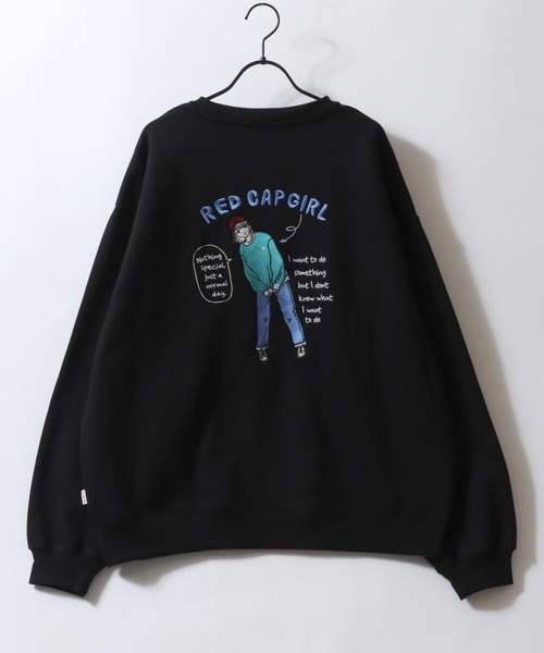 セール】Red Cap Girl Sweat Shirt/レッドキャップガール オーバー