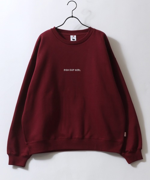 goodness / 刺繍ロゴ スウェット　RED goodness / 刺繍ロゴ スウェット RED