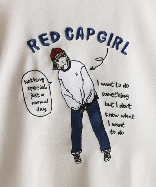 セール】2025AW新柄 Red Cap Girl Sweat Shirt/レッドキャップ