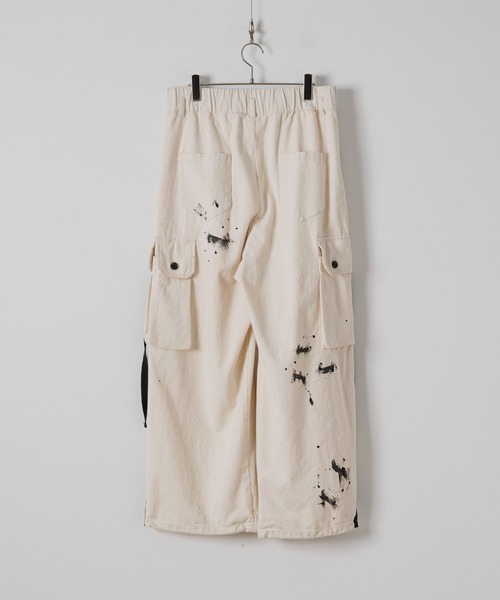 CASPER JOHN(キャスパージョン)の「Denim parachute pants/デニムパラシュートパンツ(デニムパンツ・メンズ・ダークブラック/グレー/ベージュ/ホワイト/ブラック/ホワイト×ブラック・SMALL/X-SMALL/LARGE/MEDIUM)」の12枚目の写真