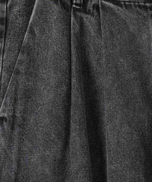 CASPER JOHN(キャスパージョン)の「Denim parachute pants/デニムパラシュートパンツ(デニムパンツ・メンズ・ダークブラック/グレー/ベージュ/ホワイト/ブラック/ホワイト×ブラック・SMALL/X-SMALL/LARGE/MEDIUM)」の16枚目の写真